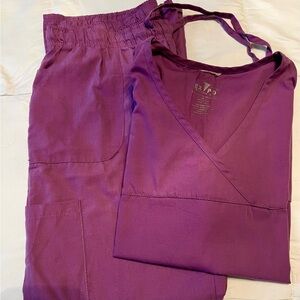 Expo Uniform Purple‎ Scrub Set-Large